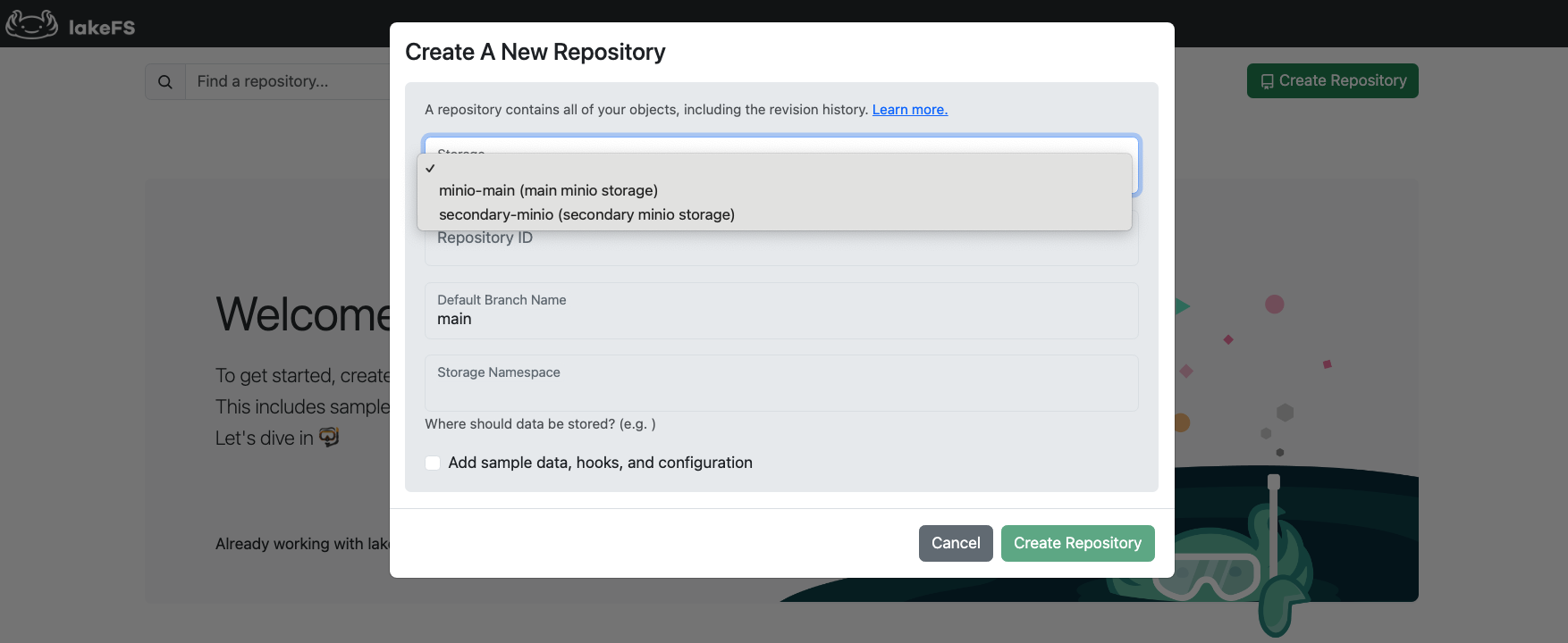 Multiple Storage Backend - lakeFS Community Documentation
